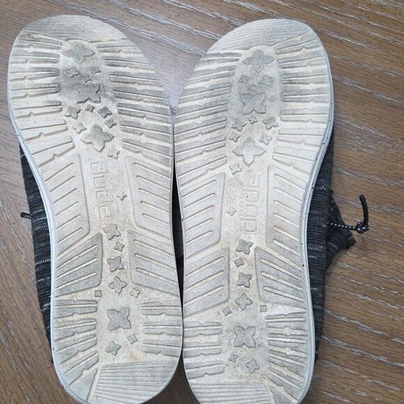 Hey Dude Wally Youth Stretch Black Slip-On Shoes Y5/6W - Picture 6 of 8